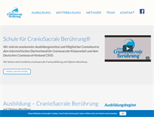 Tablet Screenshot of cranioschule.at